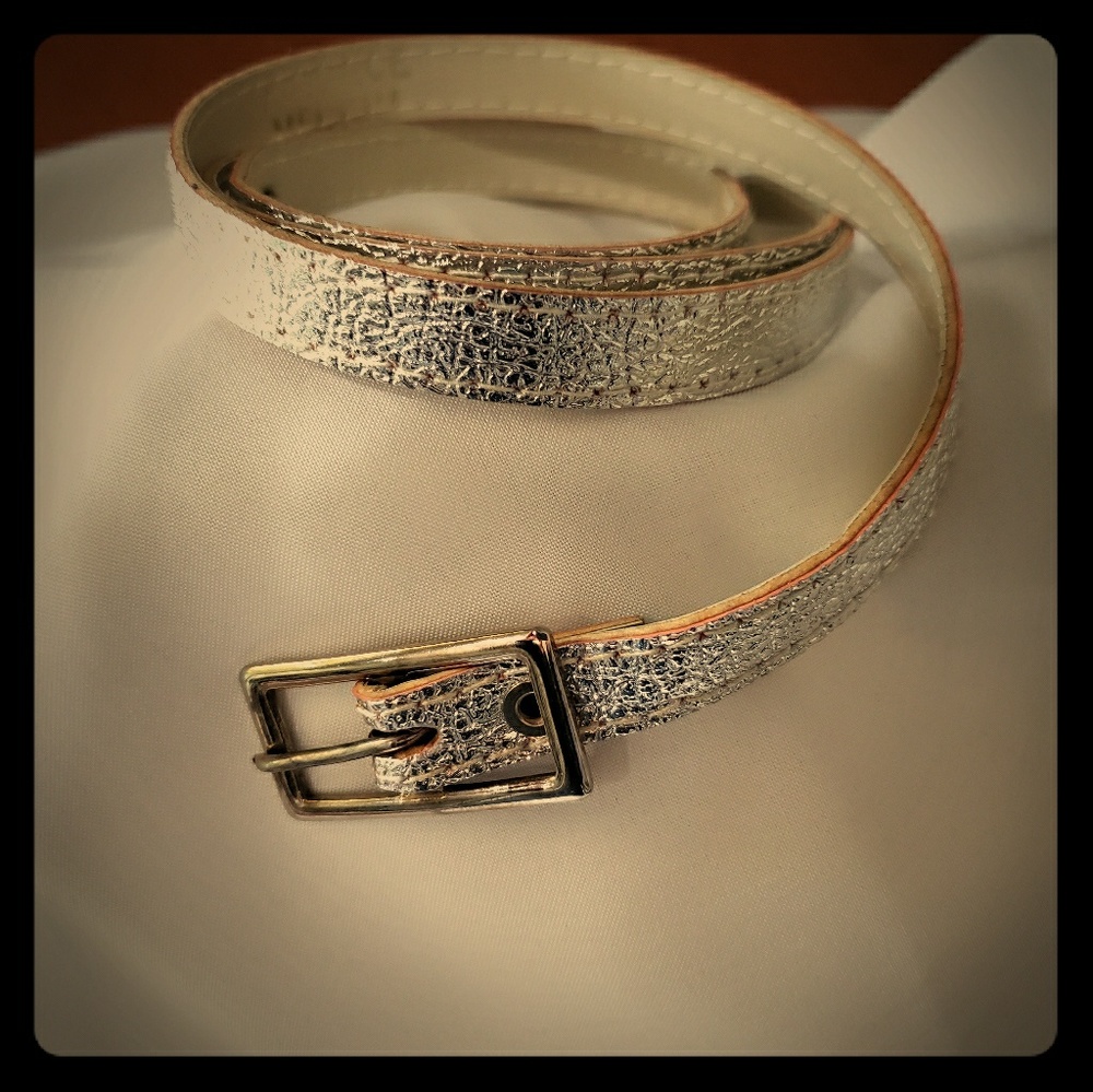 Sparkle Silver Belt